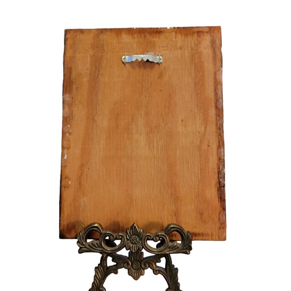 Vintage Wood Under Resin Wall Plaque/Sign A Happy Marriage Recipe Alan Grant - Picture 4 of 6